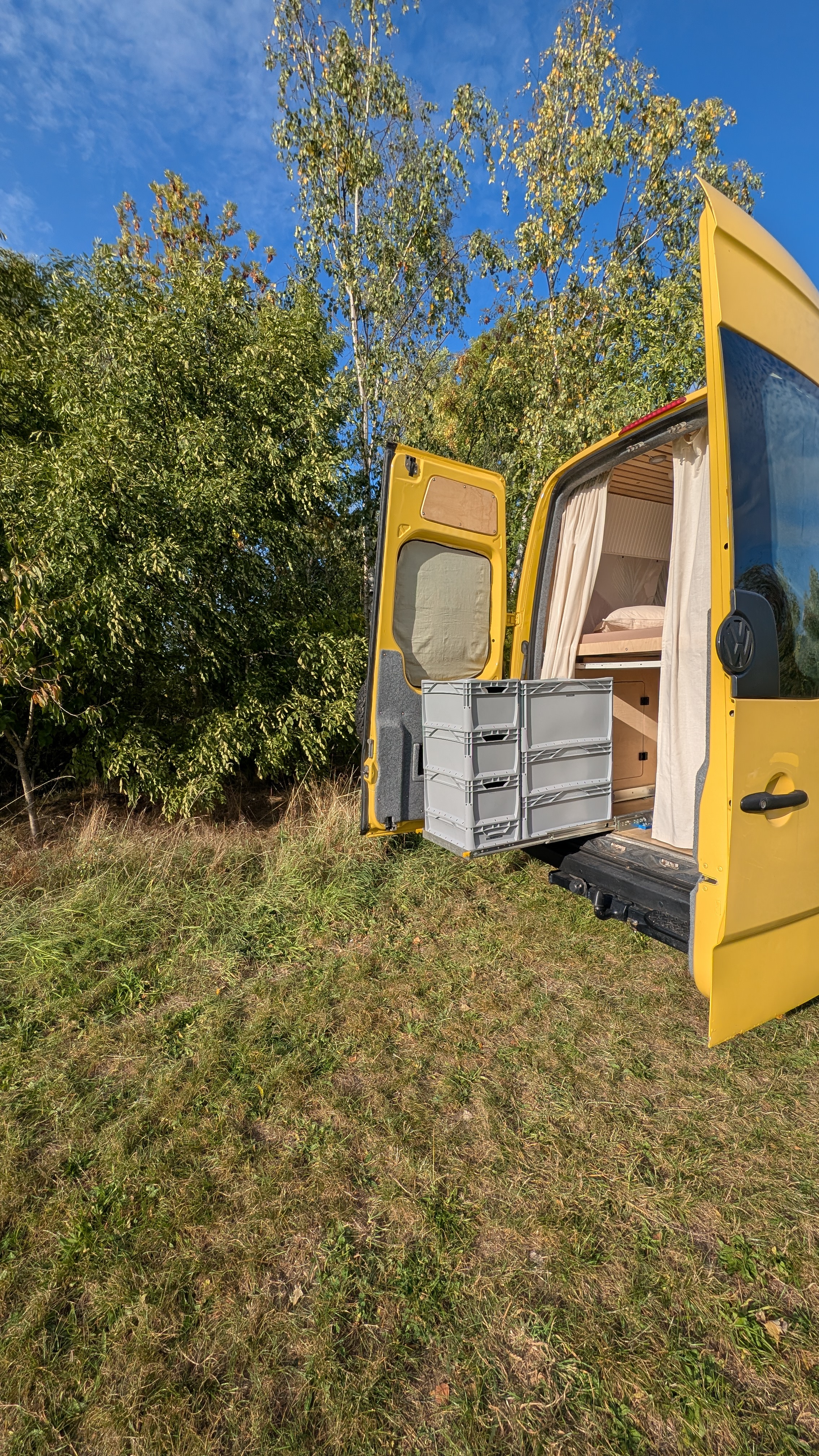Heckgarage mit Stauboxen, nordic.stay.camper